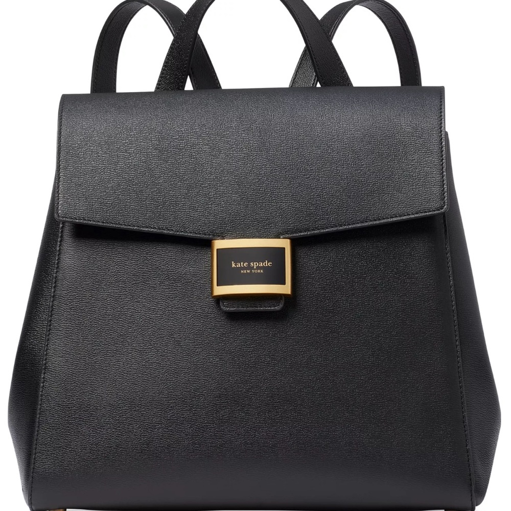 EUC - LIKE BRAND NEW Kate Spade Katy Black Leather Backpack